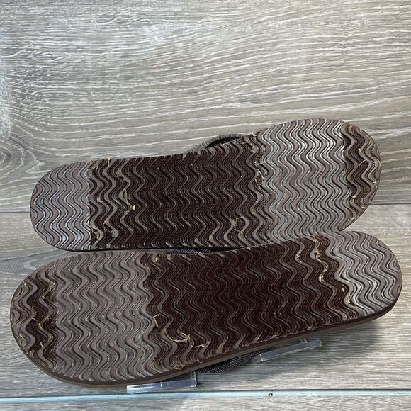 Sperry Top Sider Calypso Big Boy Sz 6M Brown Nylon Thong Sport Flip Flop Sandals - Picture 8 of 10